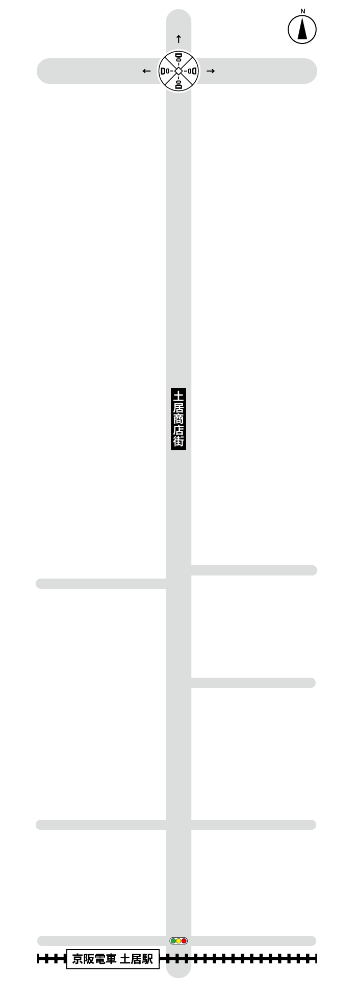 土居商店街マップ